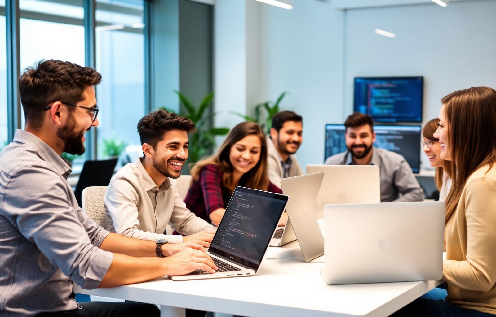 TerraSecure software and AI engineering team collaborating